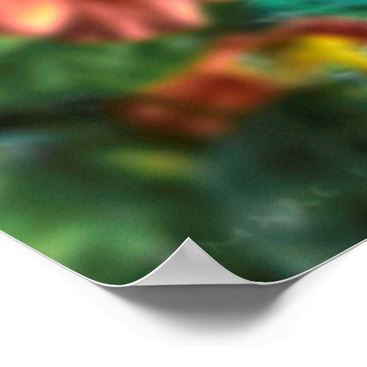 LEOPARD GREEN EYES GAZER POSTER (Hoek)