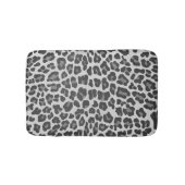 Leopard Grey en Light Grey Print Badmat (Voorkant)