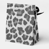 Leopard Grey en Light Grey Print Bedankdoosjes (Achterkant)