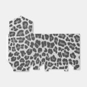 Leopard Grey en Light Grey Print Bedankdoosjes (Uitgevouwen)