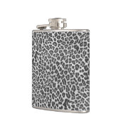 Leopard Grey en Light Grey Print Heupfles (Links)