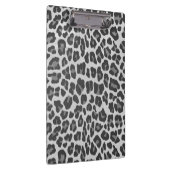 Leopard Grey en Light Grey Print Klembord (Rechts)
