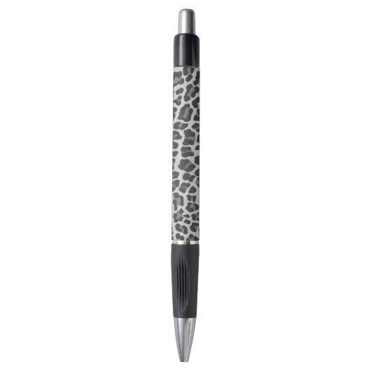 Leopard Grey en Light Grey Print Pen (Voorkant Verticaal)