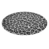 Leopard Grey en Light Grey Print Snijplank (Hoek)