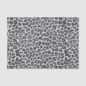 Leopard Grey en Light Grey Print Tissuepapier (Voorkant)