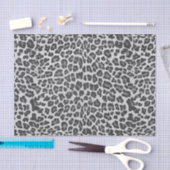 Leopard Grey en Light Grey Print Tissuepapier (Craft)