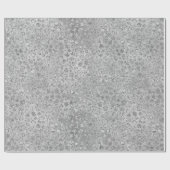 Leopard Grey Meow Kitty Kat Cadeaupapier (Vlak)