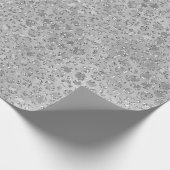 Leopard Grey Meow Kitty Kat Cadeaupapier (Hoek)