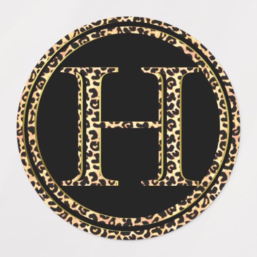 Leopard H Labels (Design 1)