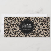 Leopard Hairstylist Beauty Salon Gift certificate (Voorkant)