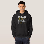 Leopard Hallo 3e graad terug naar school Hoodie (Voorkant volledig)