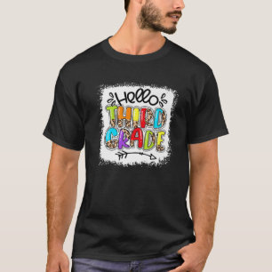 Leopard Hallo derde 3e graad leraar eerste dag van T-shirt