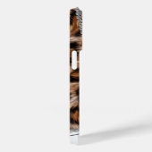 Leopard Handgeschreven naam Pearl Diamond Ketting Case-Mate iPhone Case (Achterkant / Rechts)