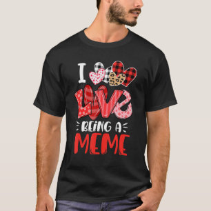 Leopard Happy Mothers Day Ik hou van een memo Buff T-shirt