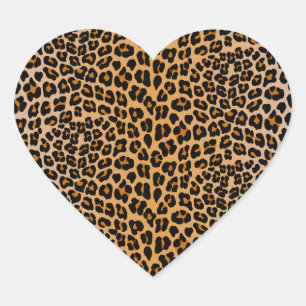 Leopard Hart Sticker