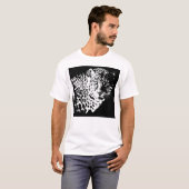 Leopard Head Pop Art Sjabloon Elegant Moderne Mann T-shirt (Voorkant volledig)