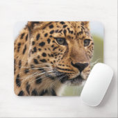 Leopard Head Shot Muismat (Met muis)