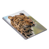 Leopard Head Shot Notitieboek (Rechterzijde)
