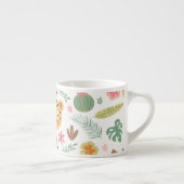 Leopard Head Tropische Planten Espresso Kop (Rechts)