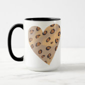 Leopard Heart, aangepaste dierenprint mokken (Links)