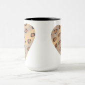 Leopard Heart, aangepaste dierenprint mokken (Midden)