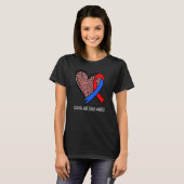 Leopard Heart Congenital Heart Diseases Awareness  T-shirt (Voorkant volledig)