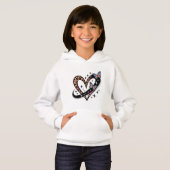 Leopard Heart Infinity Butterfly T-Shirt (Voorkant volledig)