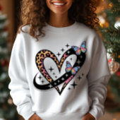 Leopard Heart Infinity Butterfly T-Shirt