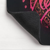 Leopard Heart Love Graffiti Art Muismat (Hoek)