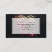 Leopard Heart Love Graffiti Art                    Visitekaartje (Achterkant)