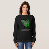 Leopard Heart Major Depressive Disorder Awareness  Trui (Voorkant volledig)