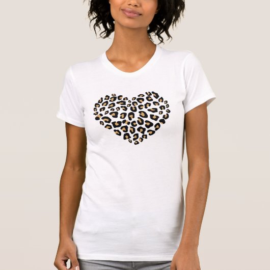 Leopard heart t-shirt (Voorkant)