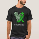 Leopard Heart Tethered Spinal Cord Syndrome Awaren T-shirt (Voorkant)