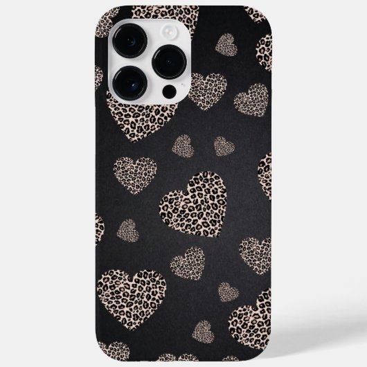 Leopard Hearts Case-Mate iPhone Case (Achterkant)