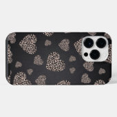 Leopard Hearts iPhone Hoesje (Achterkant horizontaal)