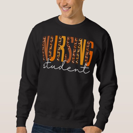 Leopard Herfst herfst Thanksg Trui (Voorkant)