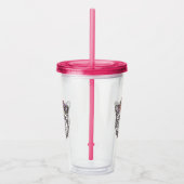 Leopard Hippie Chic Acryl Drinkbeker (Rechts)