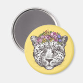 Leopard Hippie Chic Magneet (Voorkant / Achterkant)