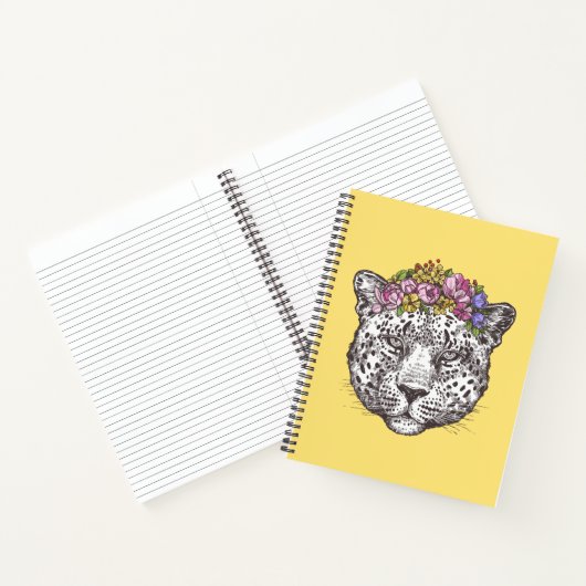 Leopard Hippie Chic Notitieboek (Binnen)