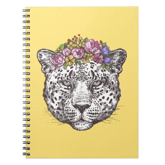 Leopard Hippie Chic Notitieboek (Voorkant)
