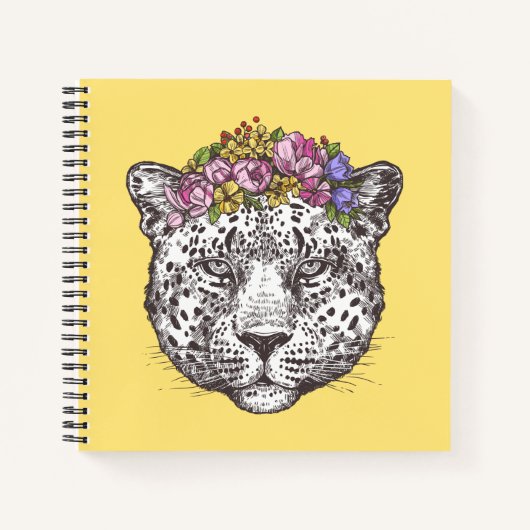 Leopard Hippie Chic Notitieboek (Voorkant)