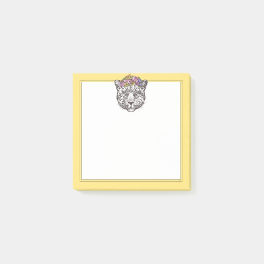 Leopard Hippie Chic Post-it® Notes (Voorkant)