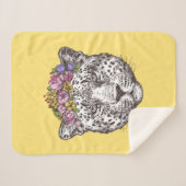 Leopard Hippie Chic Sherpa Deken (Voorkant (horizontaal))