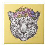 Leopard Hippie Chic Tegeltje (Voorkant)