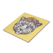 Leopard Hippie Chic Tegeltje (Zijkant)