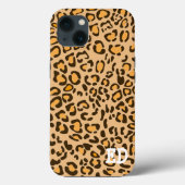 LEOPARD Hoesje-Mate iPhone CASE (Achterkant)