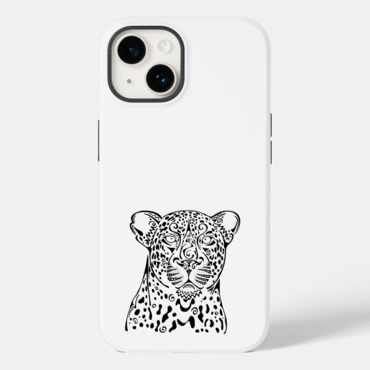 Leopard "Hosana"-ontwerp Case-Mate iPhone Case (Achterkant)