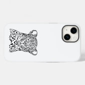 Leopard "Hosana"-ontwerp Case-Mate iPhone Case (Achterkant (horizontaal))