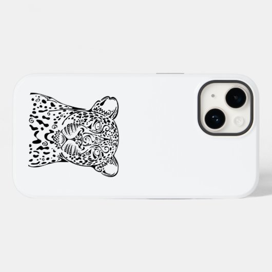 Leopard "Hosana"-ontwerp Case-Mate iPhone Case (Achterkant (horizontaal))