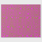 Leopard Hot Pink Moderne Geometrische Abstracte Go Cadeaupapier (Vlak)
